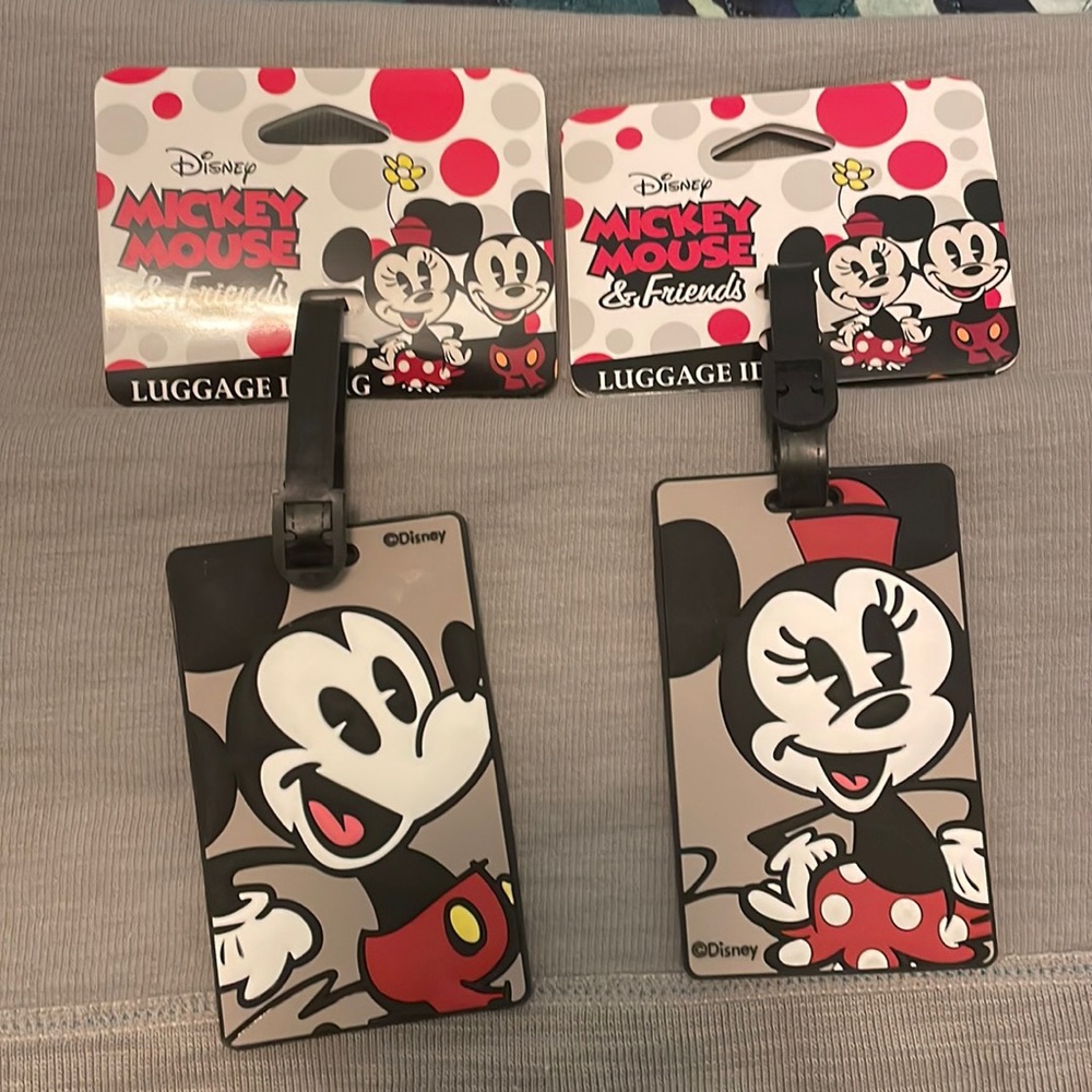 Mickey & Minnie American Tourister Luggage Tags
